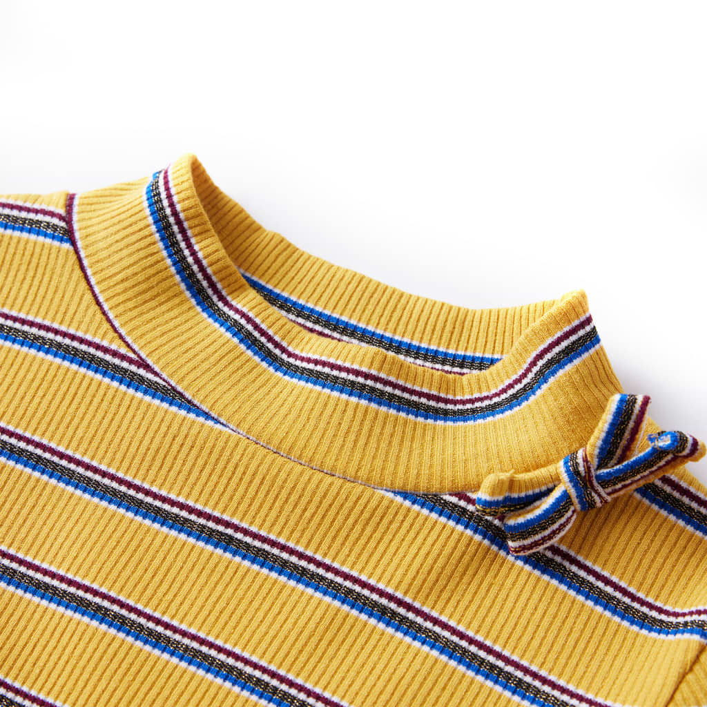 Camicia per bambini Vidaxl con maniche lunghe 140 occhiari