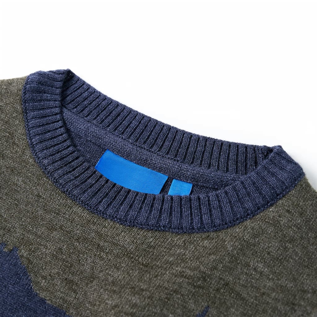 Vidaxl Children's Knitt 128 Navy Blue