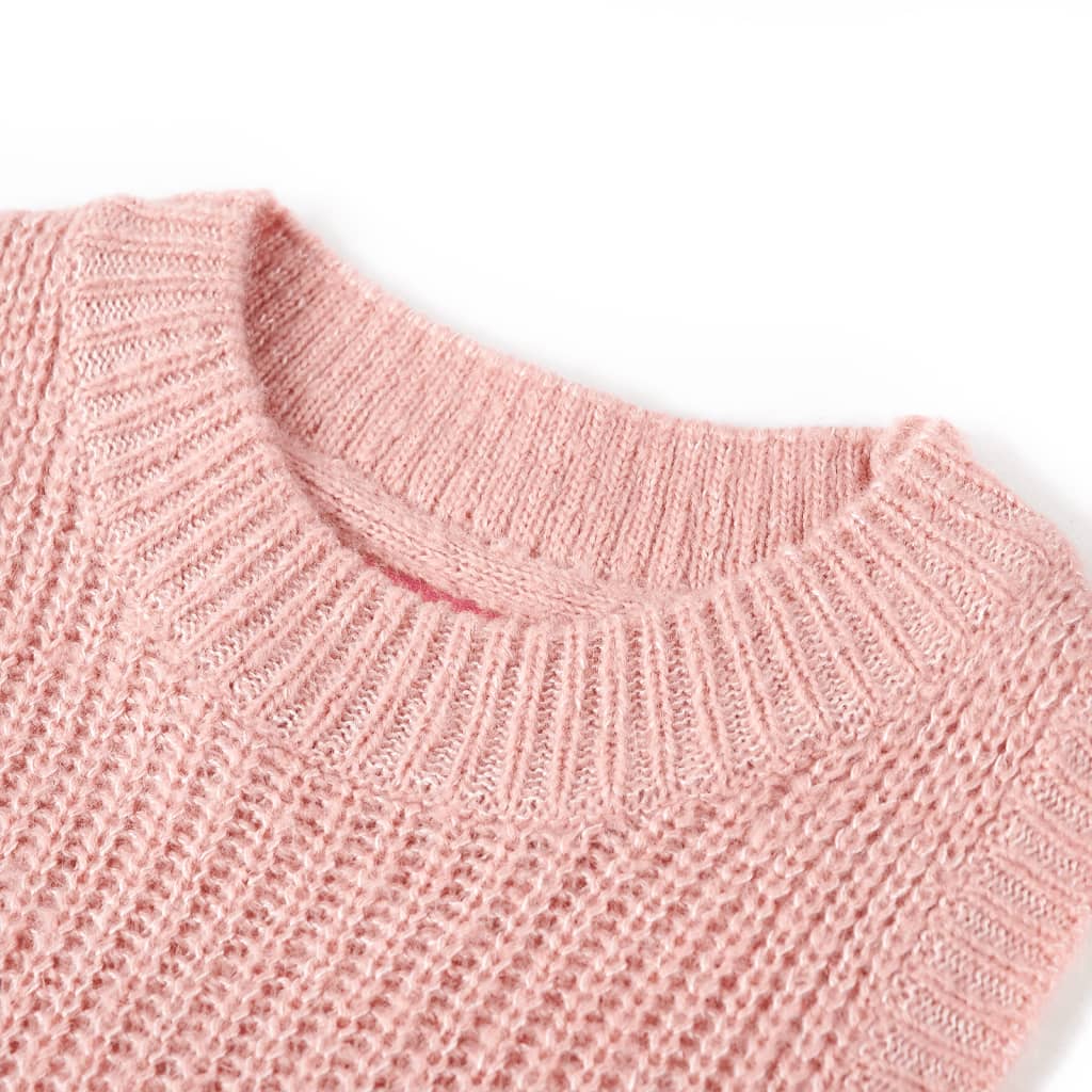 Vidaxl KintensPencer a maglia 104 rosa chiaro