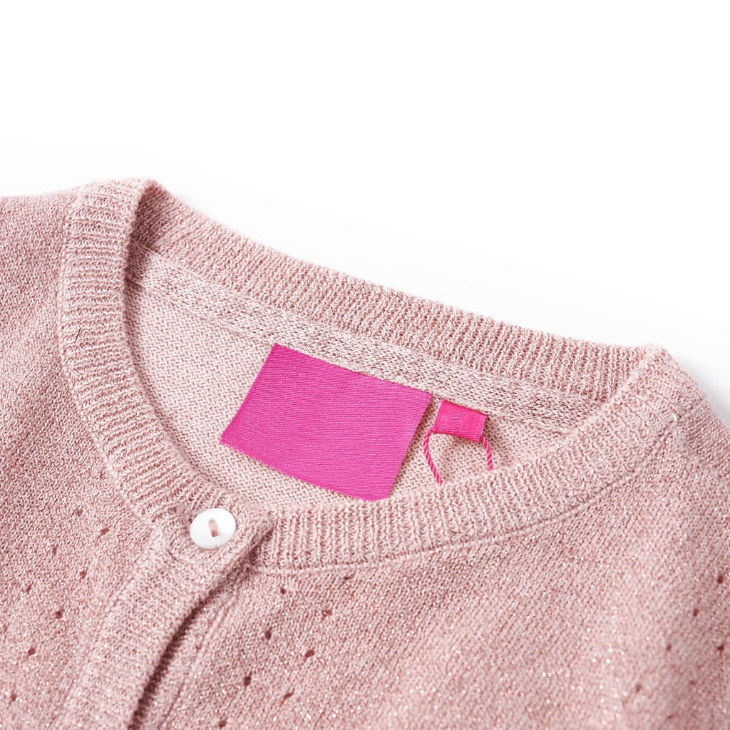 Vidaxl Children's Silt a maglia 92 rosa morbido