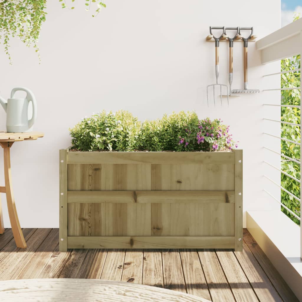 Casella di pianificazione Vidaxl 90x50x50 cm Pine impregnato