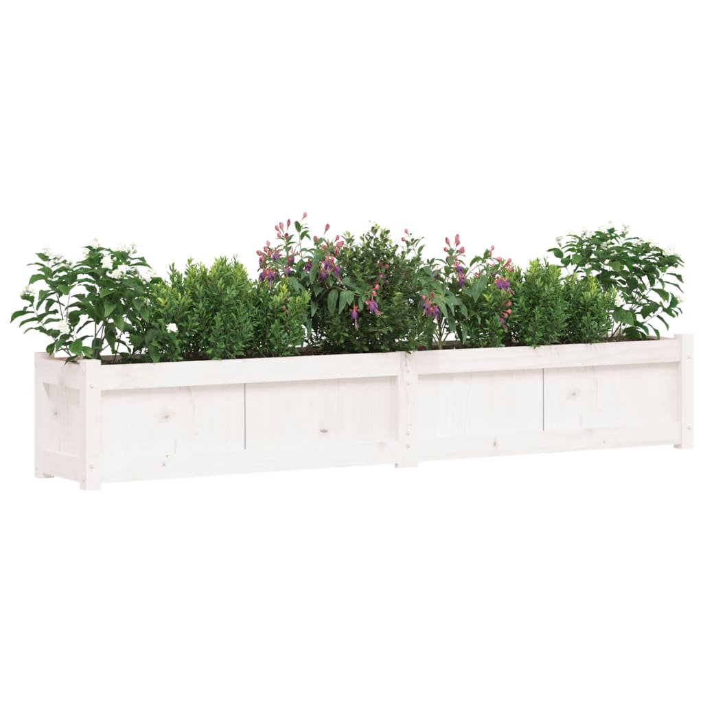 Vidaxl Fioterrs 2 PC CM Solid Pine White
