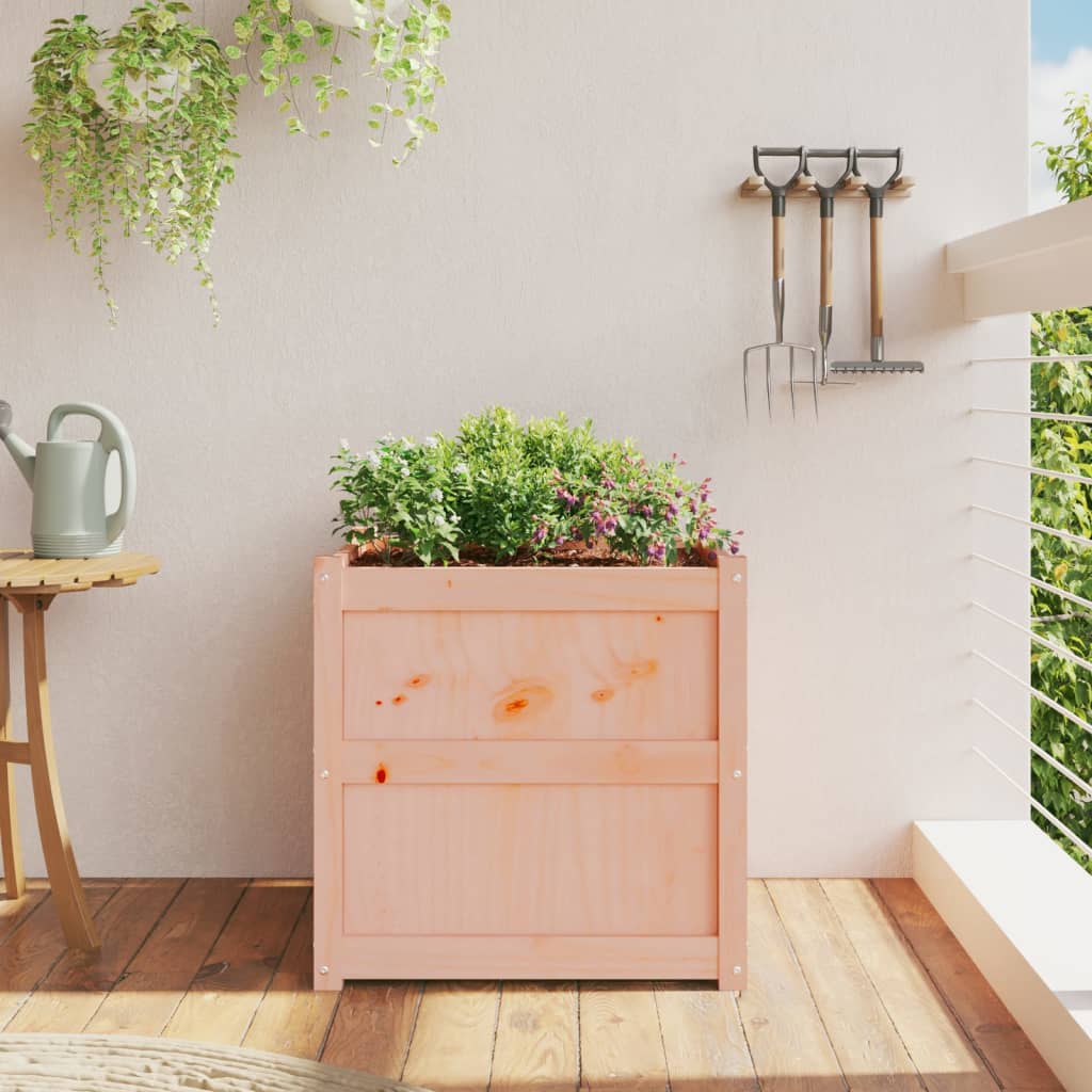 Vidaxl Planning Box 60x60x60 cm Douglhout sólido