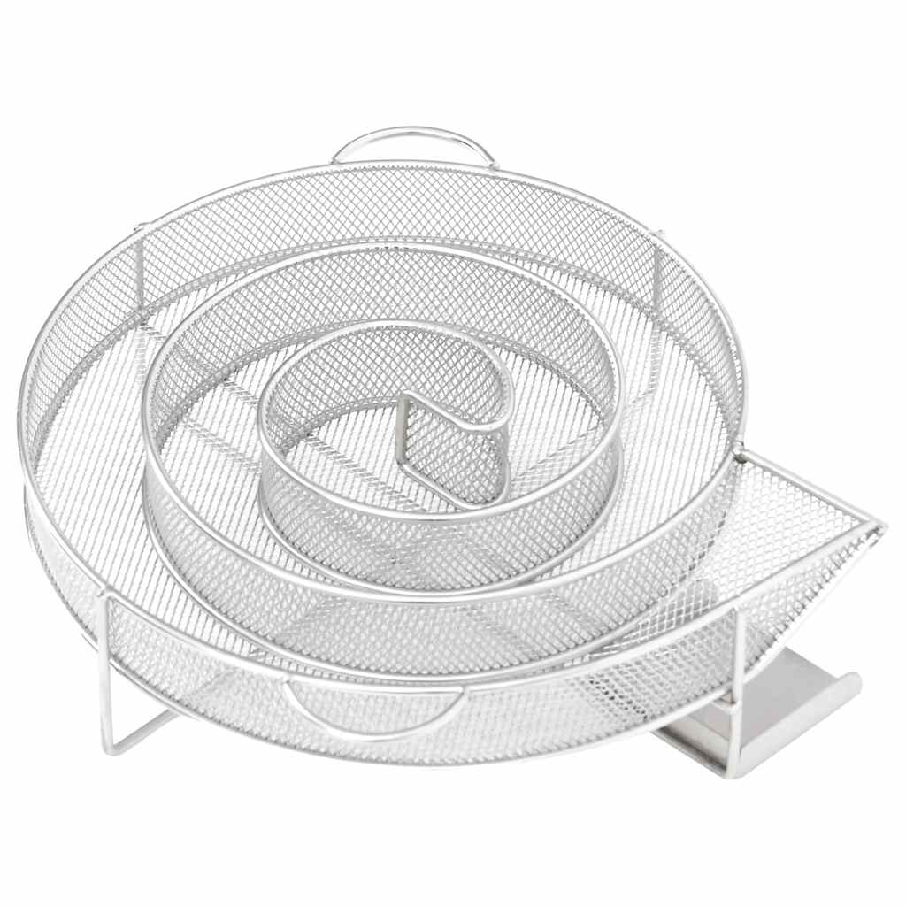 Vidaxl rookgenerator koud rond 19,5 cm roestvrij staal