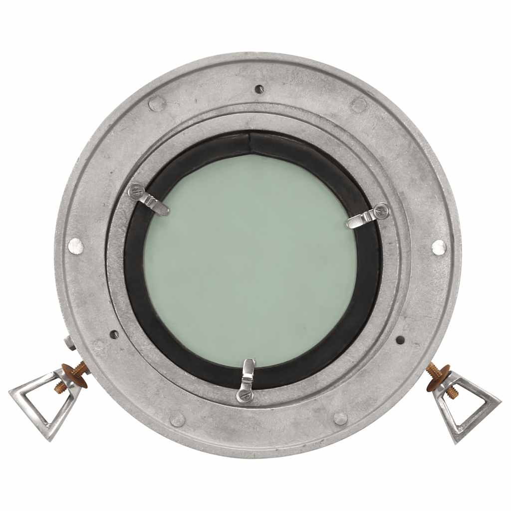 Vidaxx specchio da parete oblò ø23 cm alluminio e vetro