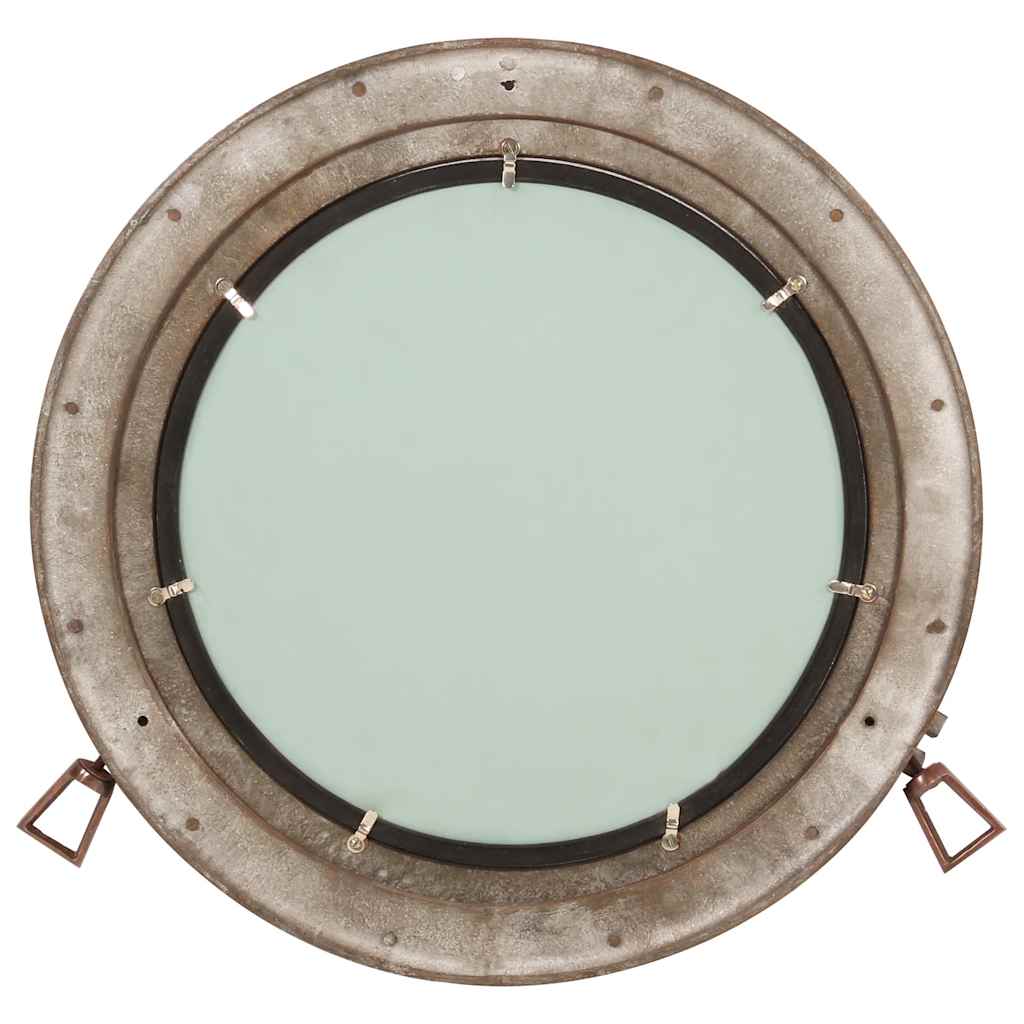 Specchio da parete Vidaxl Paulpoort Ø50 cm in alluminio e vetro
