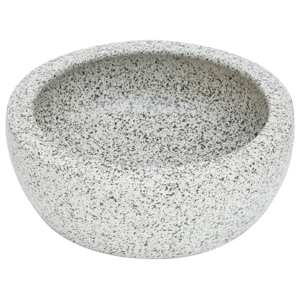 Arandela de estracción Vidaxl redonda φ41x14 cm de cerámica gris