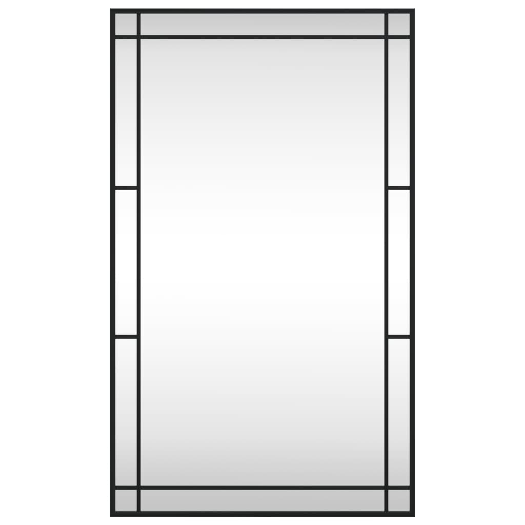 Vidaxl Specchio a parete Rettangolare 60x100 cm Iron Black
