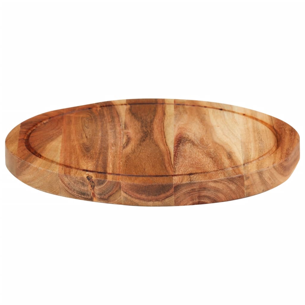 Vidaxl Hakblok Ø 30x2,5 cm Acacia solida