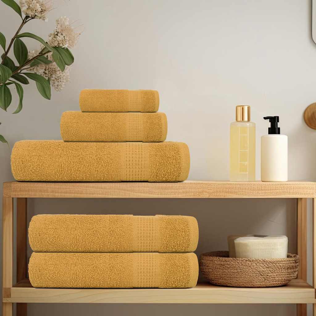 Vidaxl Set di asciugamani a 8 pezzi 360 g m² 100% di cotone colorato