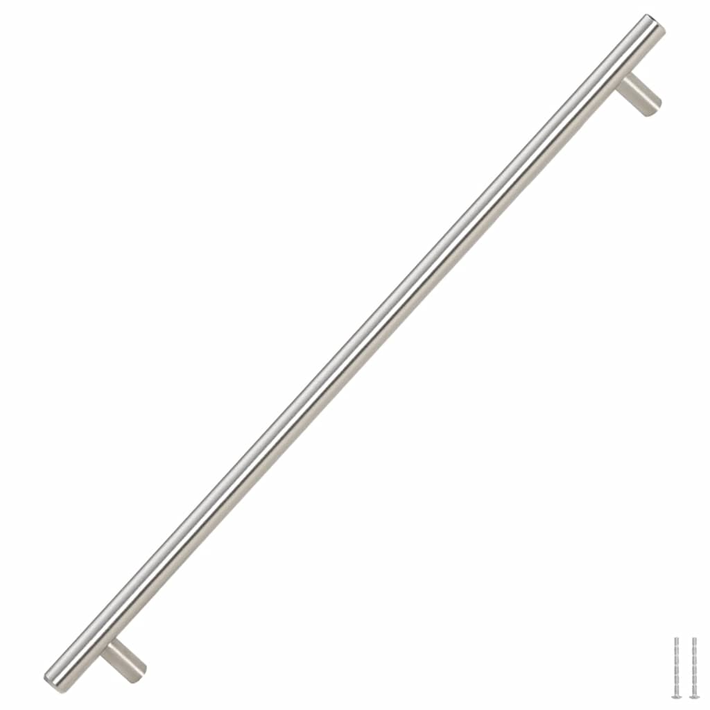 Vidaxl manejas 5 st 480 mm de acero inoxidable de color plateado