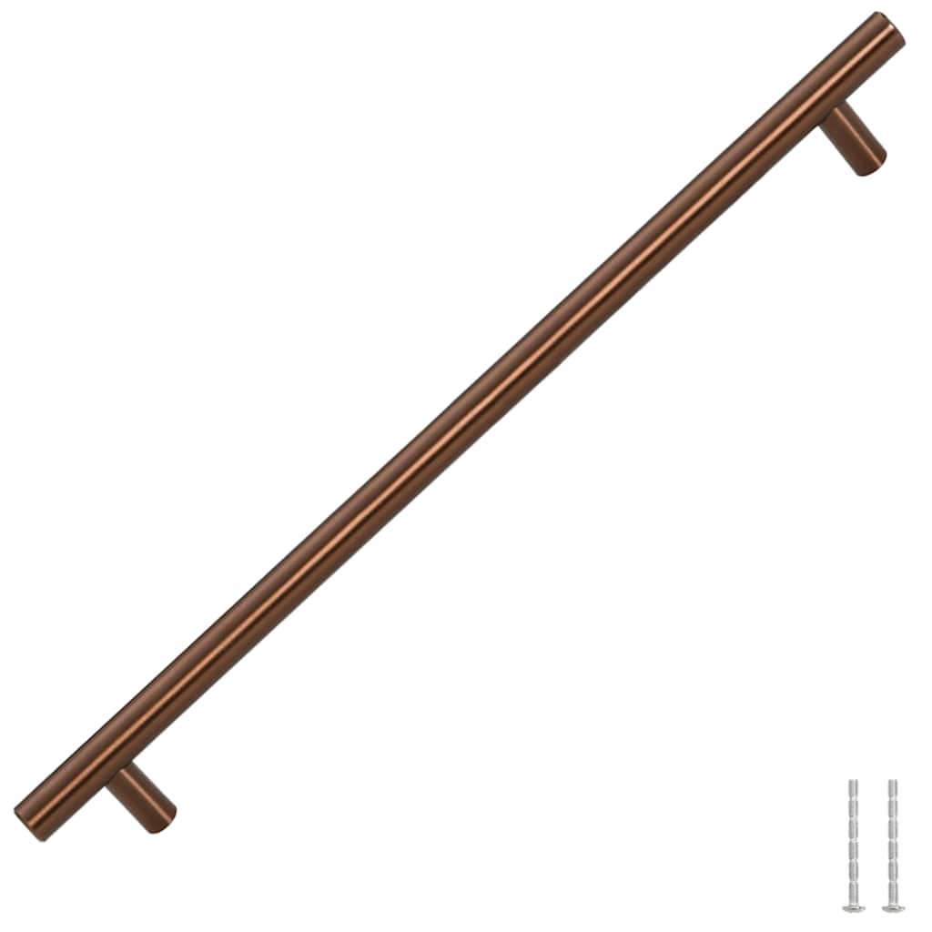 VidaXL tiradores 5 piezas 320 mm acero inoxidable color bronce