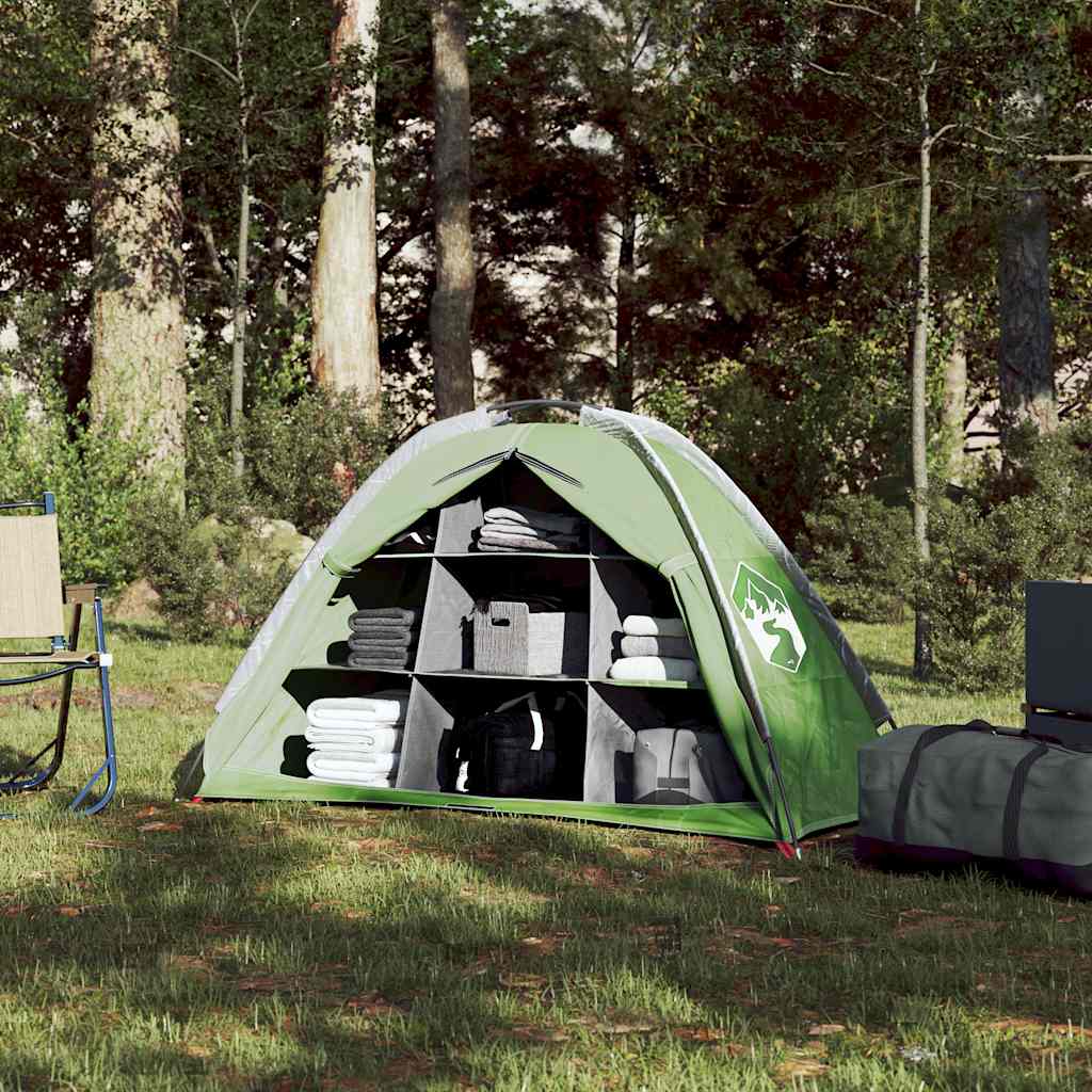 Tenda magazzino Vidaxx 9 scomparti impermeabile verde