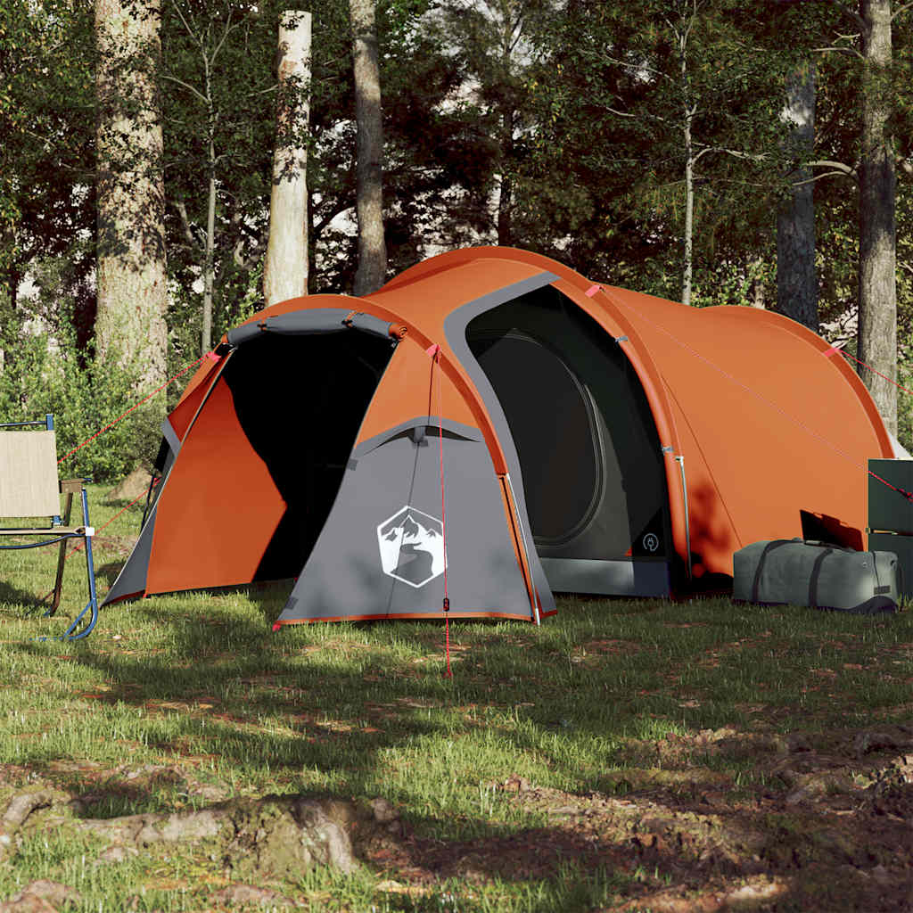 Vidaxl tienda túnel 3 personas impermeable naranja