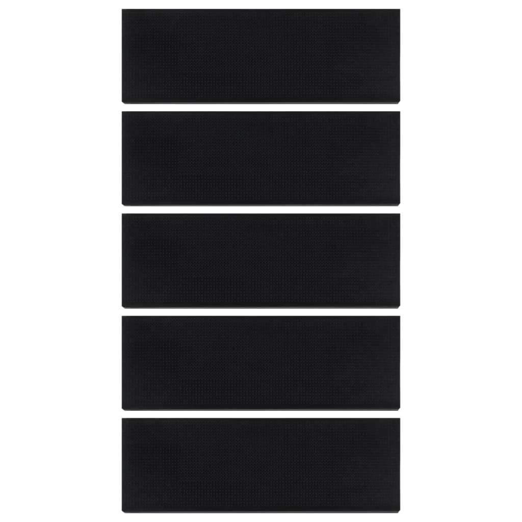 Vidaxl Stair Tappet 5 St 25x75 cm gomma
