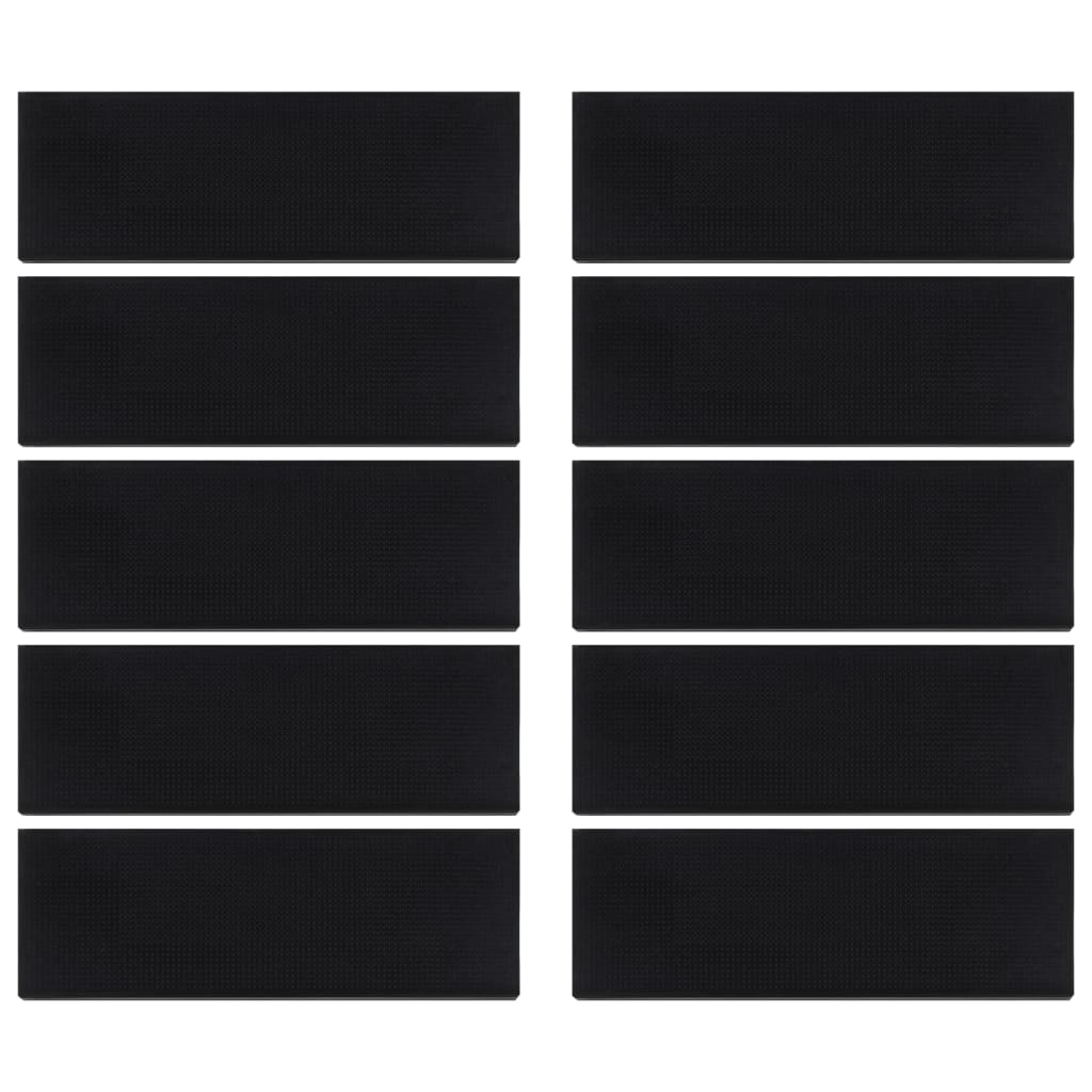 Tappetini Vidaxl Stair 10 ST 25x75 cm gomma