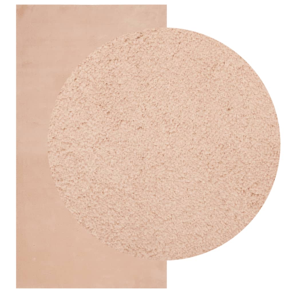 Vidaxl RAG HUARTE LASSO -DIPLE SOLABILE MORSO 80x150 cm Pink