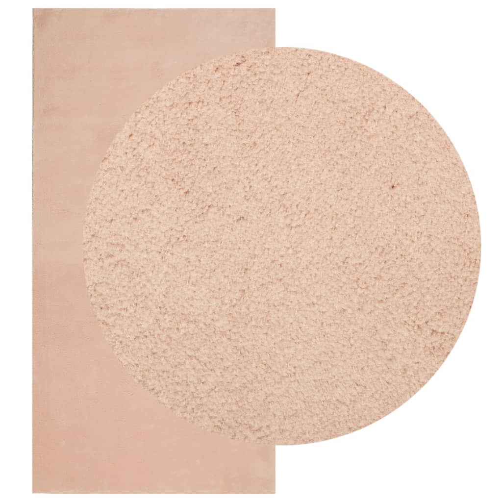 RUG VIDAXL HUARTE BAJA PIEMBRA Softable Softable 100x200 cm de rosa