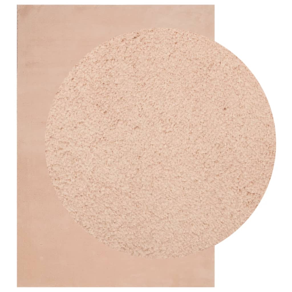Vidaxl RAG HUARTE LASSO -DIPLE SOLABILE MORSE 160x230 cm Pink
