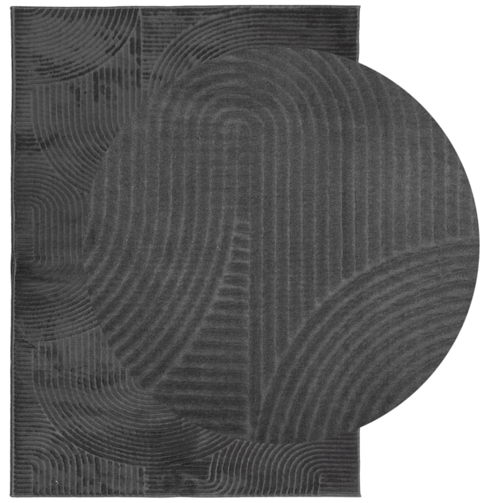 Tappeto VidaXL iza scandinavo a pelo corto 240x340 cm antracite