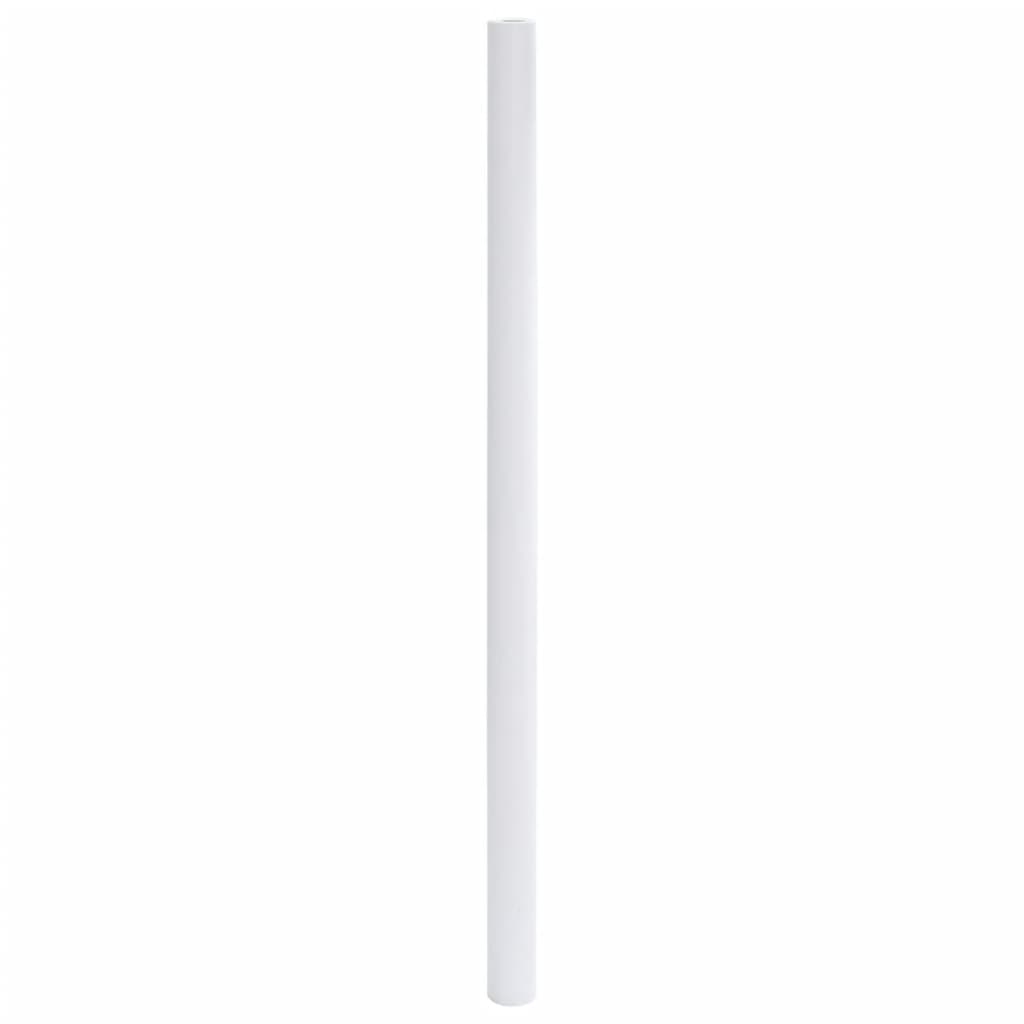 Vidaxl muebles de aceite autoadhesivo 90x500 cm PVC Mat White