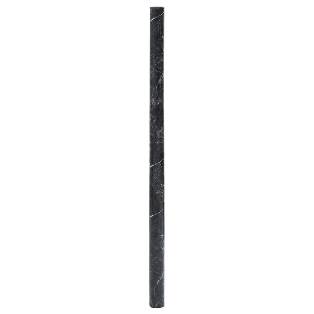 Vidaxxl revestimiento para muebles autoadhesivo 90x500 cm PVC mármol negro