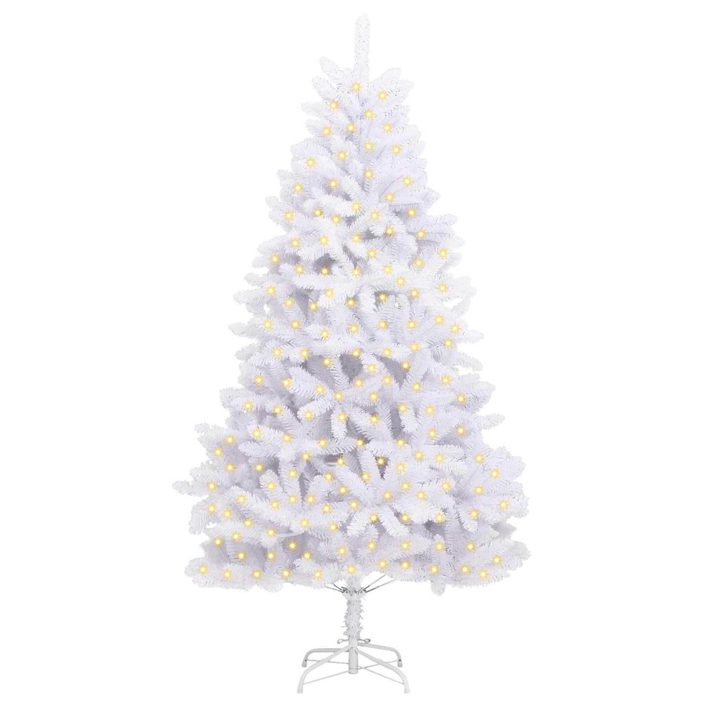 Albero di Natale artificiale Vidaxx con 300 LED bianchi 240 cm in PVC e metallo