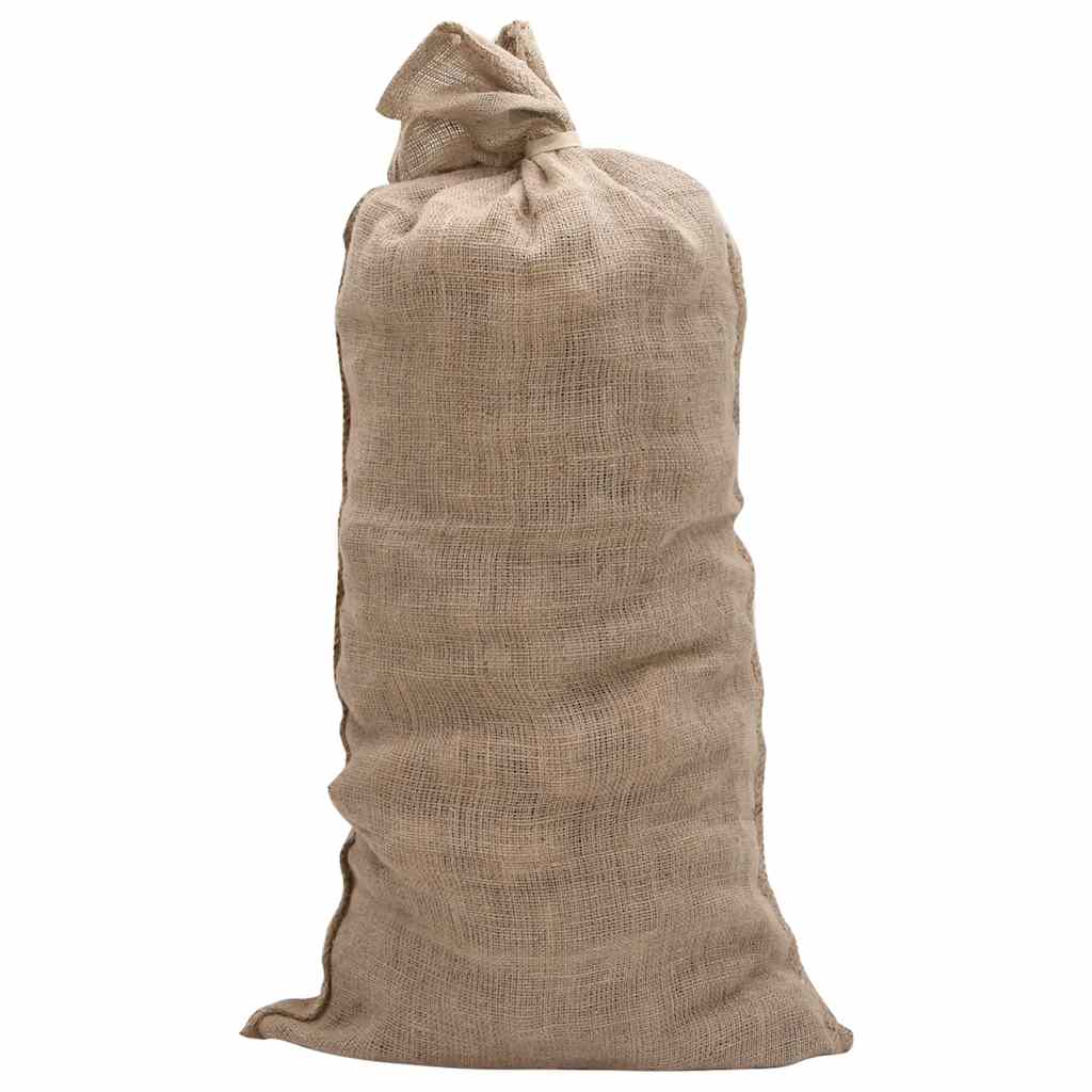 Sacchetti di jute vidaxl 10 pezzi 220 g m² 65x135 cm 100%