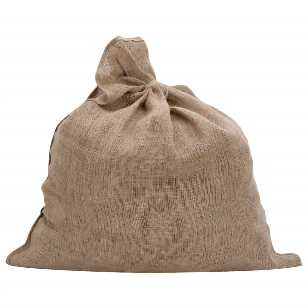 Sacchetti di jute vidaxl 5 pezzi 220 g m² 100x110 cm 100% iuta