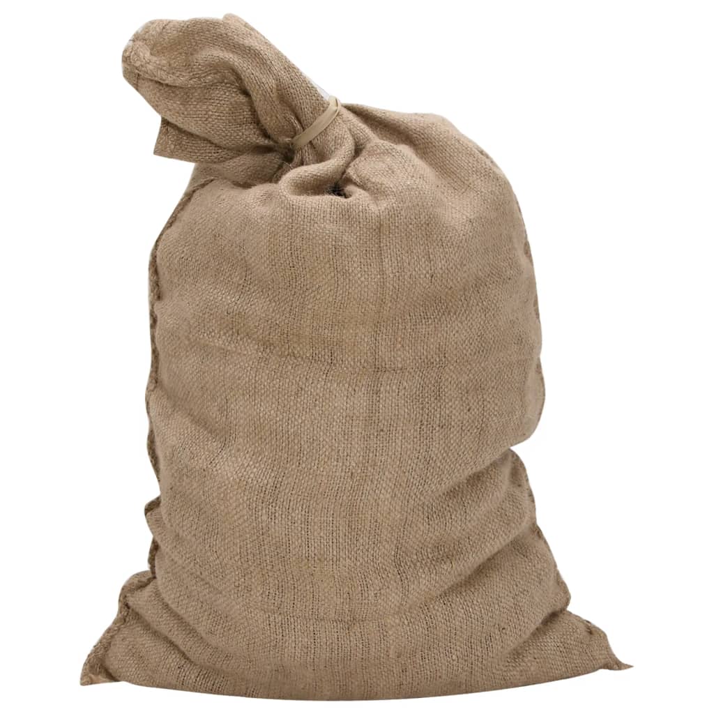 Sacchetti di jute vidaxl 5 pezzi 340 g m² 60x105 cm 100% iuta
