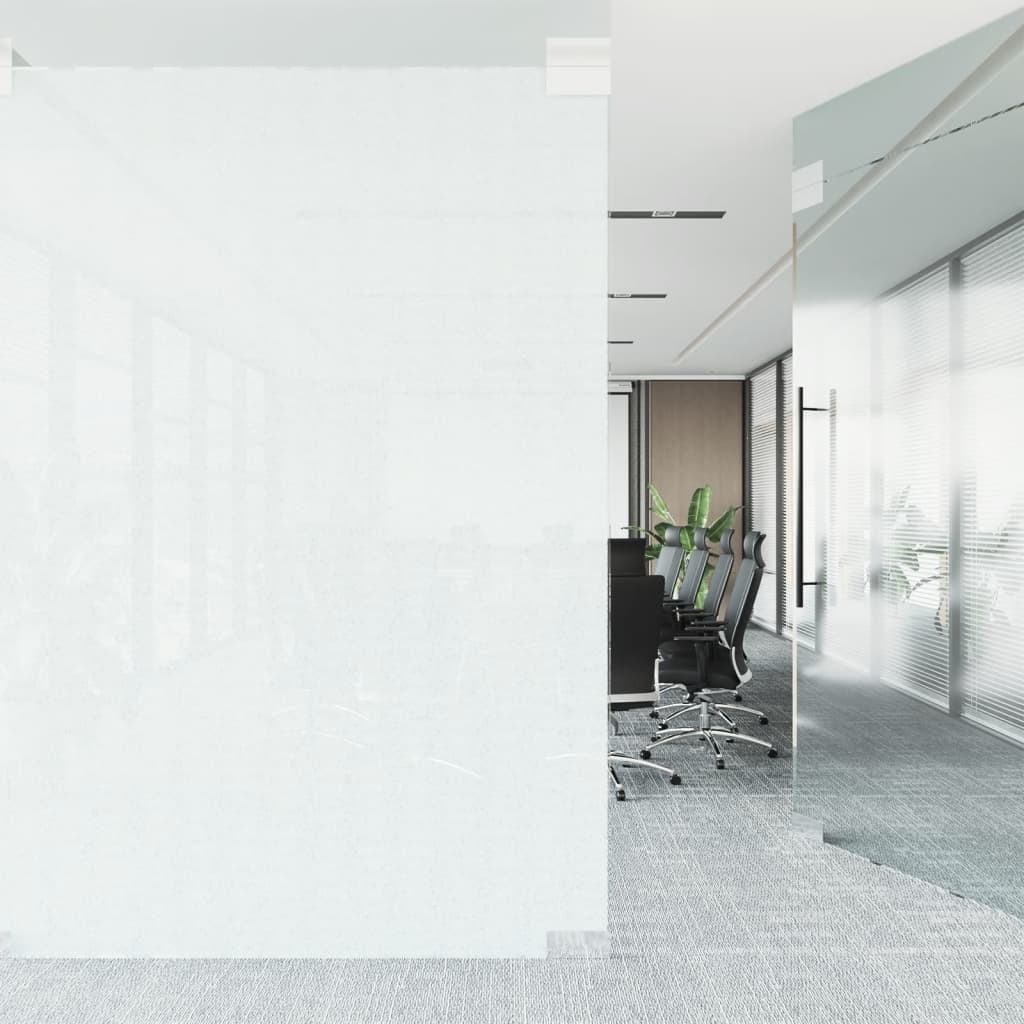Vidaxl raamfolie statisch mat wit 60x500 cm pvc