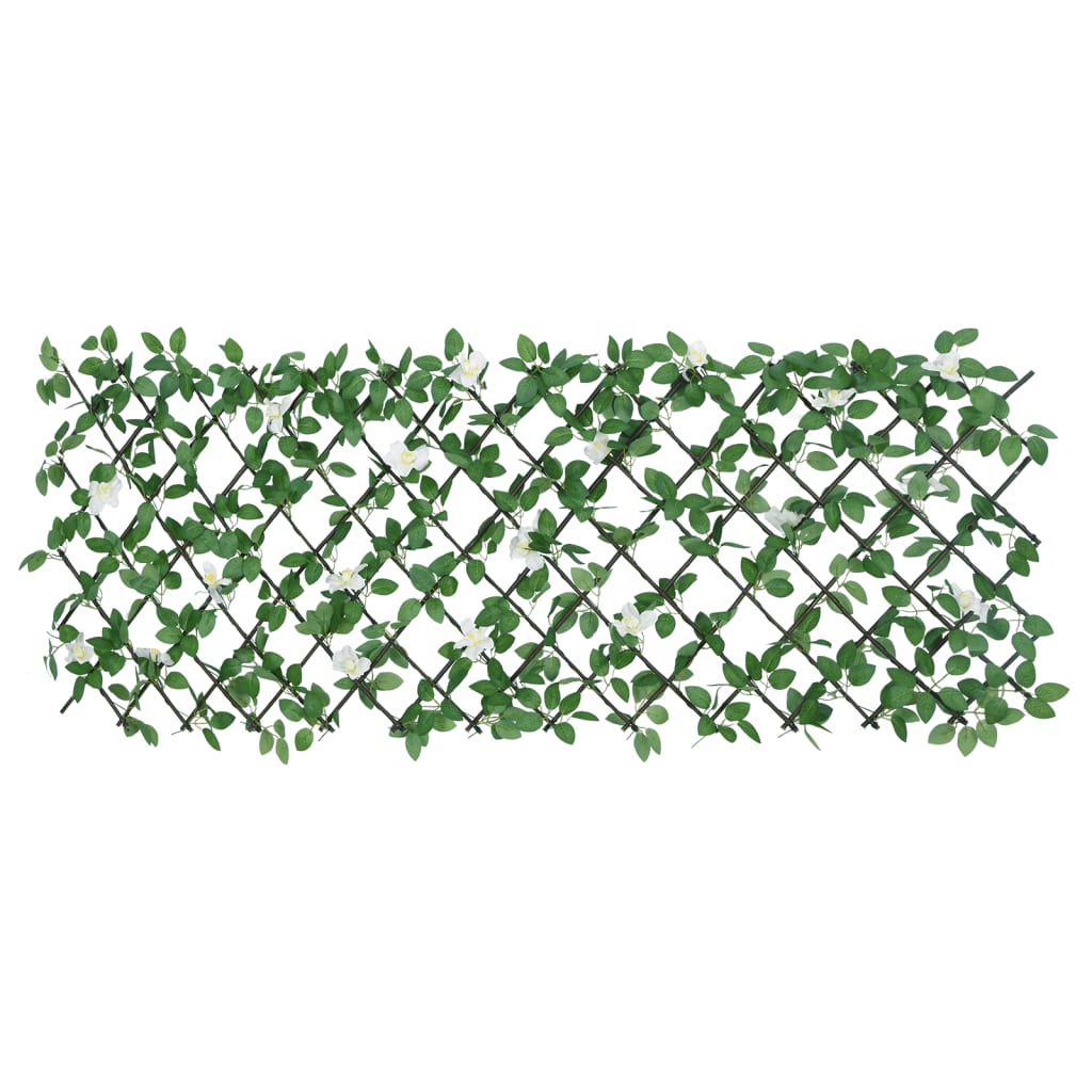 Vidaxl Ivy di pianta artificiale su latwerk extraidable 186x30 cm verde