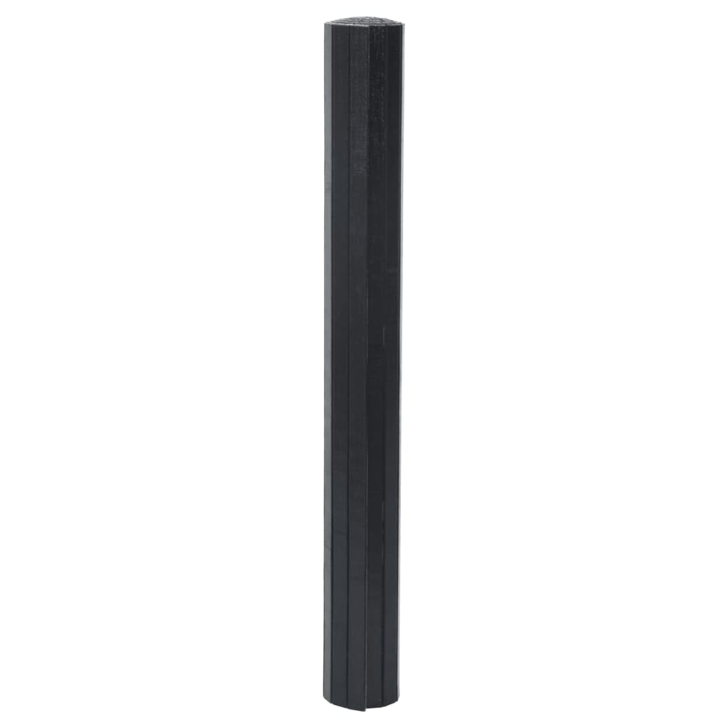 Tappeto rettangolare Vidaxx 60x100 cm bambù nero