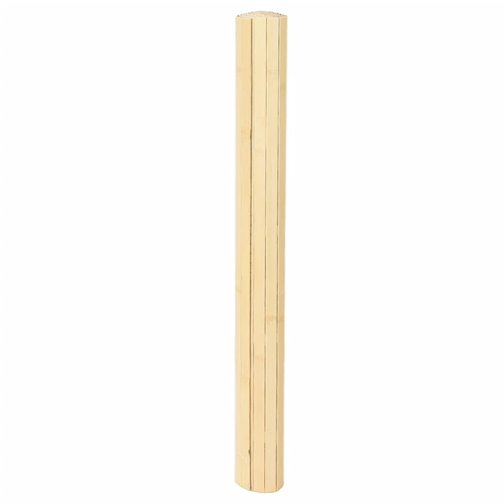 Tappeto rettangolare Vidaxx 80x400 cm bambù chiaro naturale