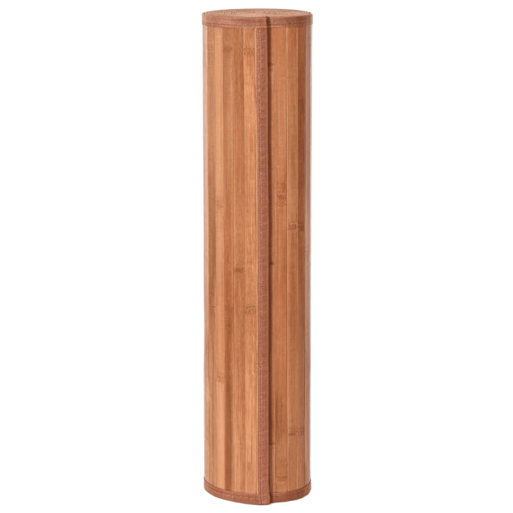Tappeto vidaxl rettangolare 70x400 cm Bamboo marrone
