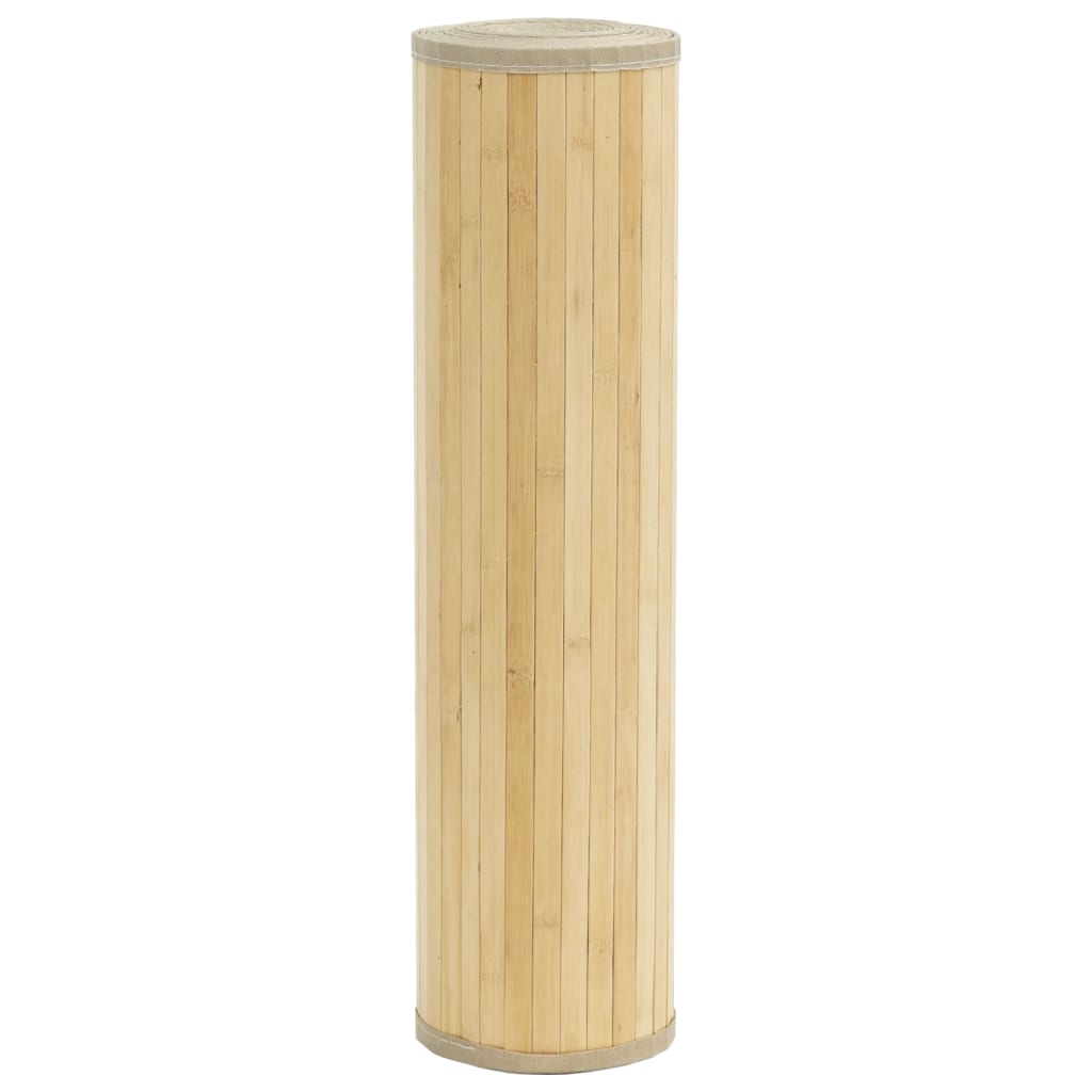 Tappeto rettangolare Vidaxx 70x400 cm bambù chiaro naturale
