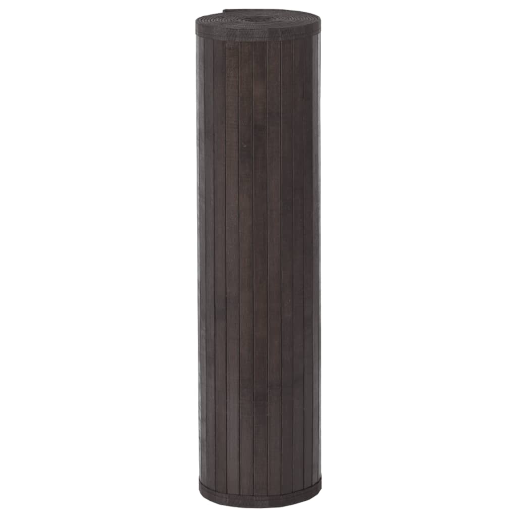 Tappeto rettangolare Vidaxx 80x200 cm bambù marrone scuro