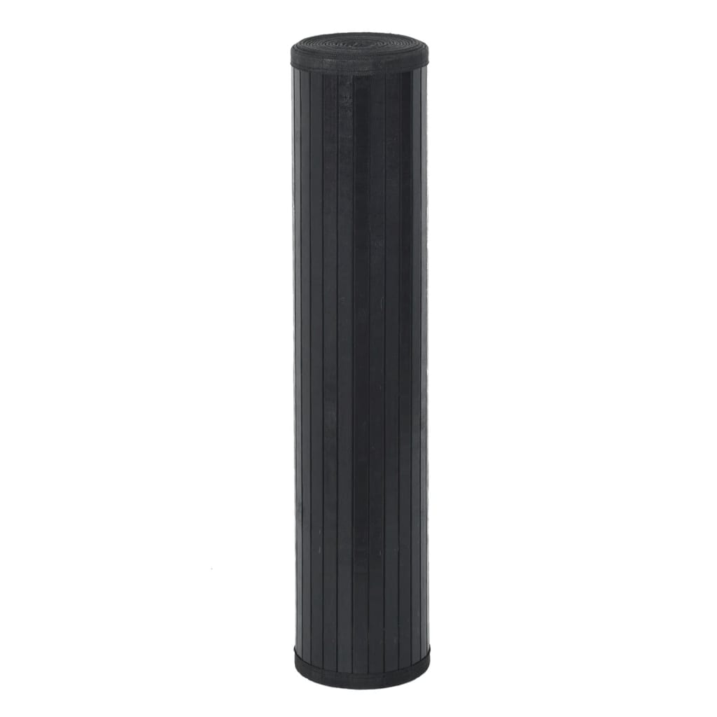 Tappeto Vidaxx quadrato 100x100 cm bambù nero
