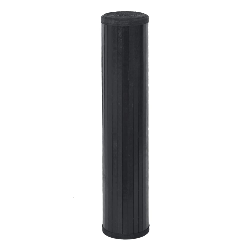 Vidaxl rectangular 100x400 cm de bambú negro