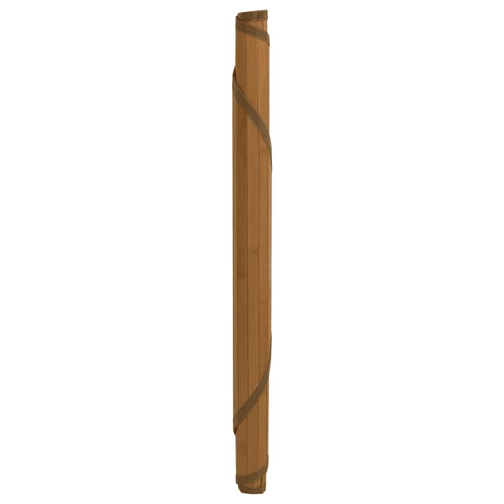 Tappeto VidaXL rotondo 60 cm bambù marrone