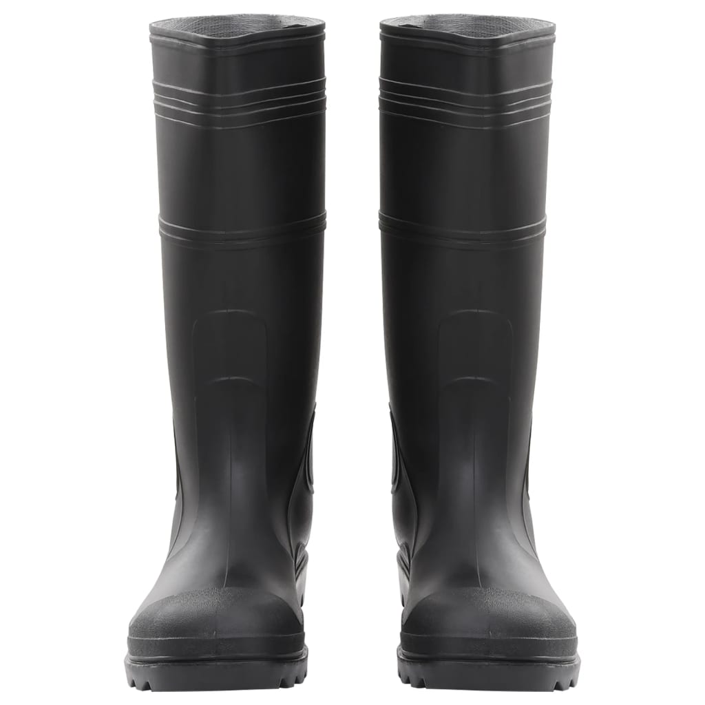 Vidaxl Rainboots tamaño 44 PVC Negro