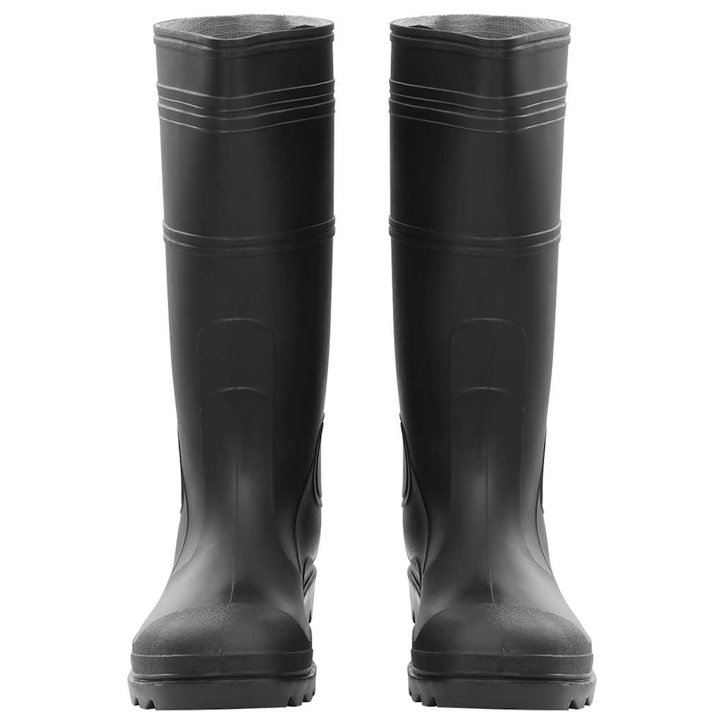 Vidaxl Rainboots tamaño 44 PVC Negro
