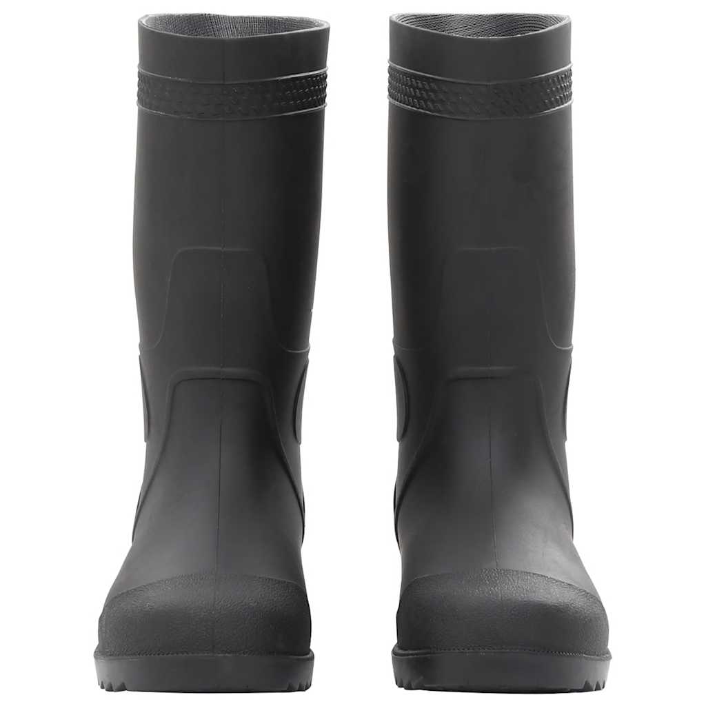 Botas de lluvia Vidaxl tamaño 39 PVC Negro