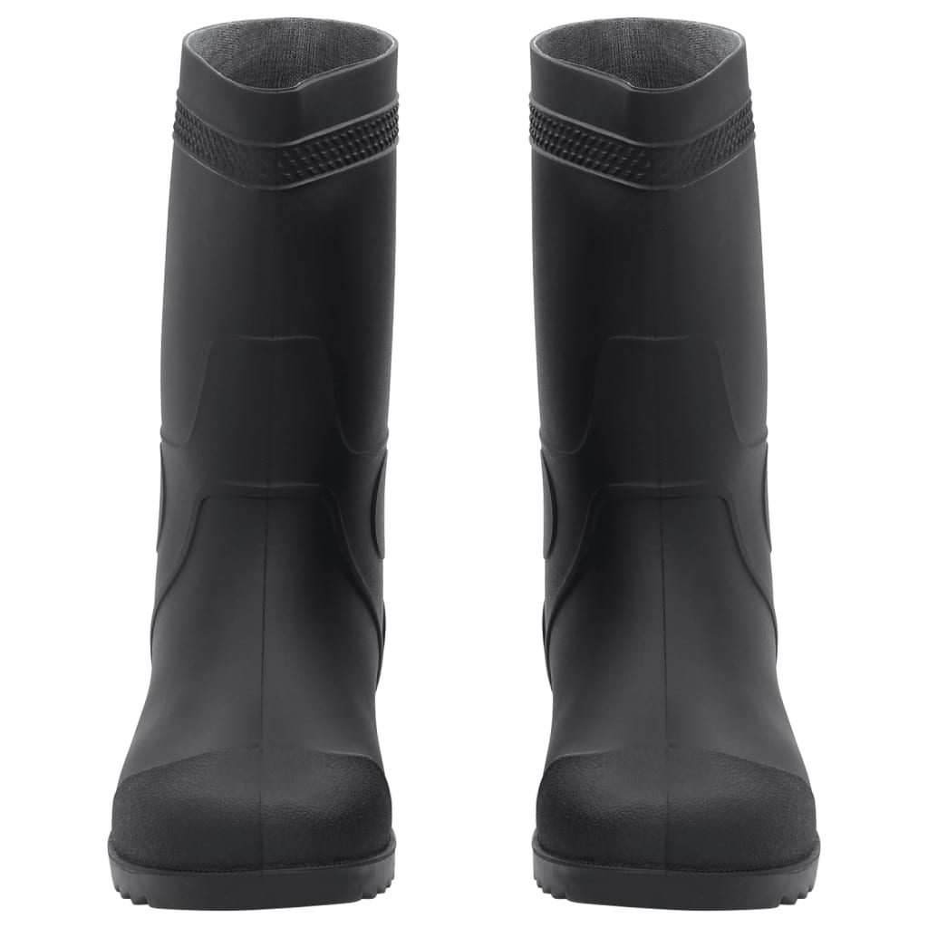 Abooti di pioggia Vidaxl dimensione 43 PVC NERO