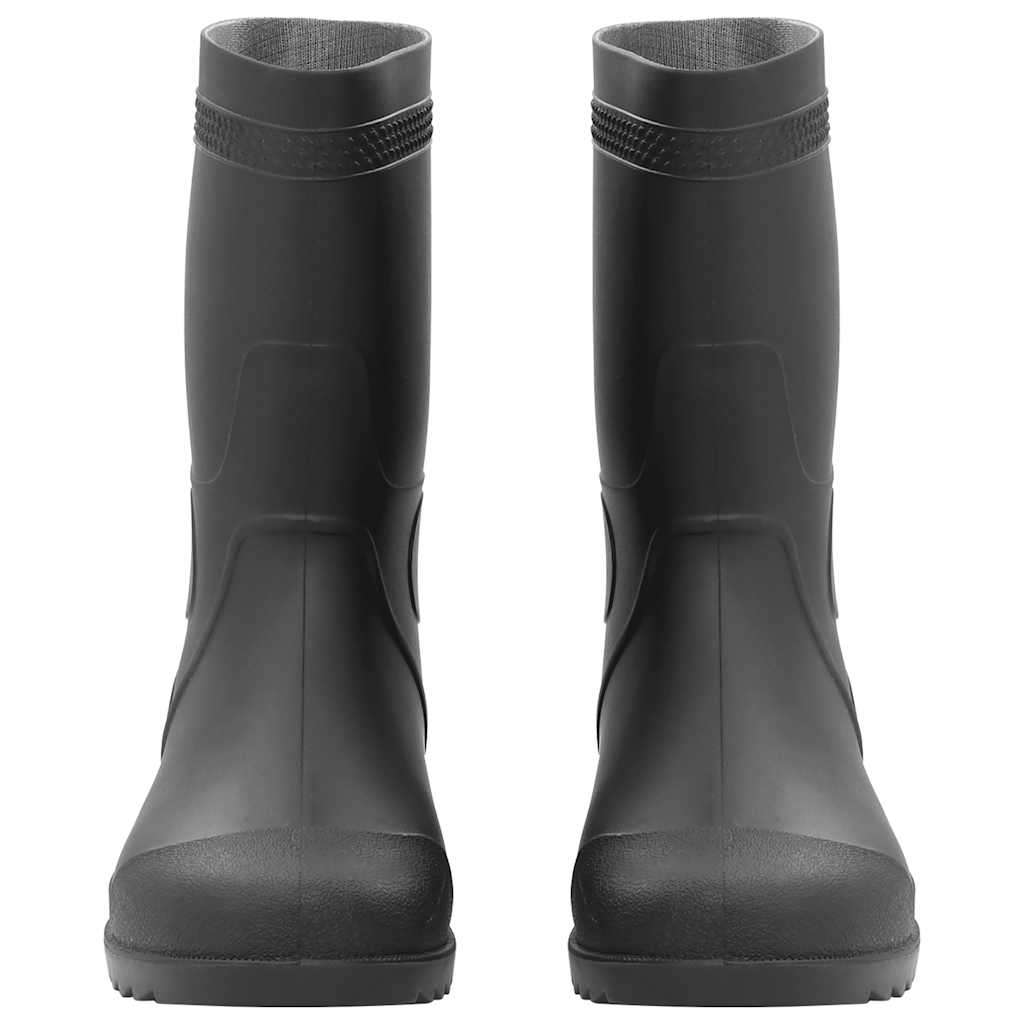Botas de lluvia Vidaxl tamaño 45 PVC Negro