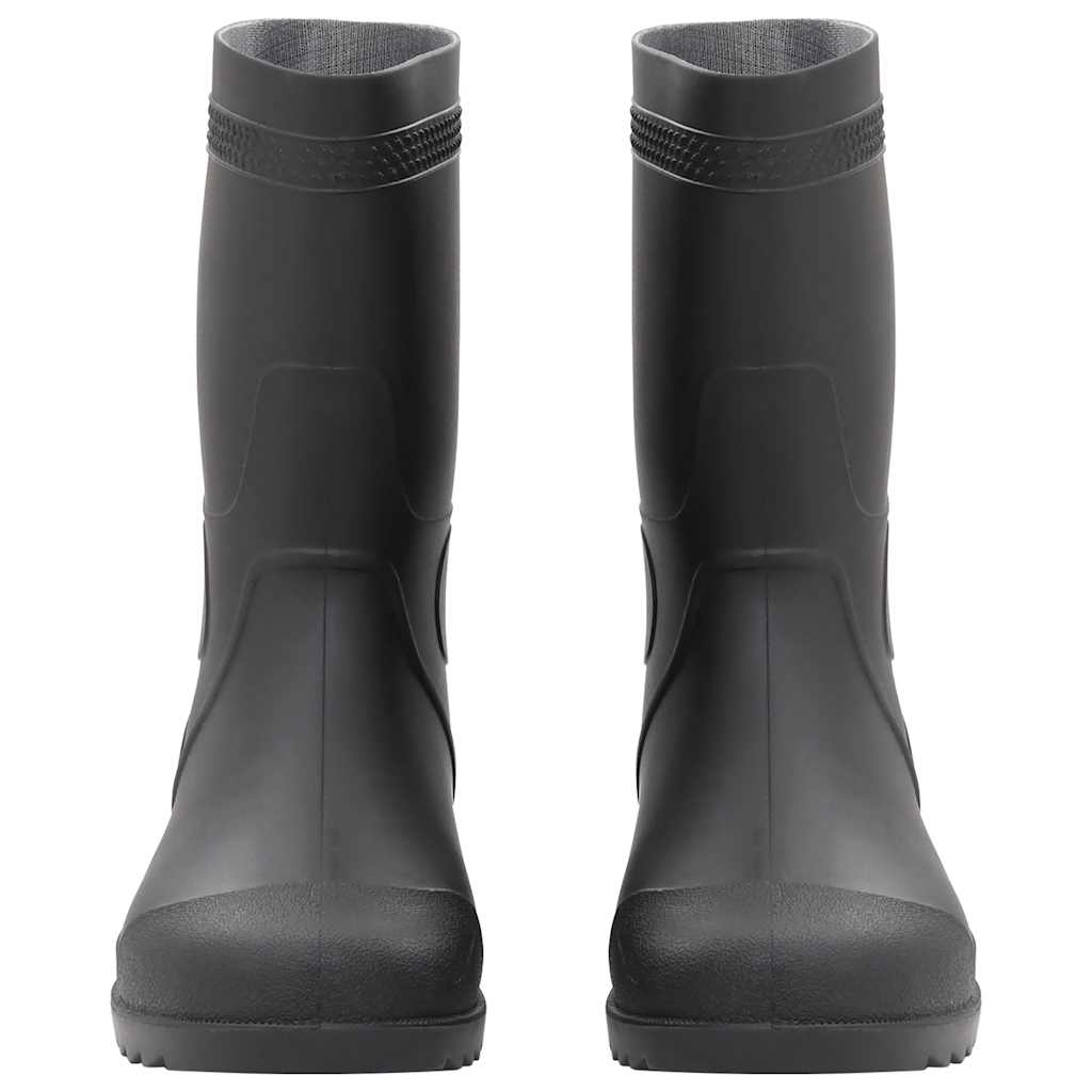 Botas de lluvia Vidaxl tamaño 46 PVC Negro