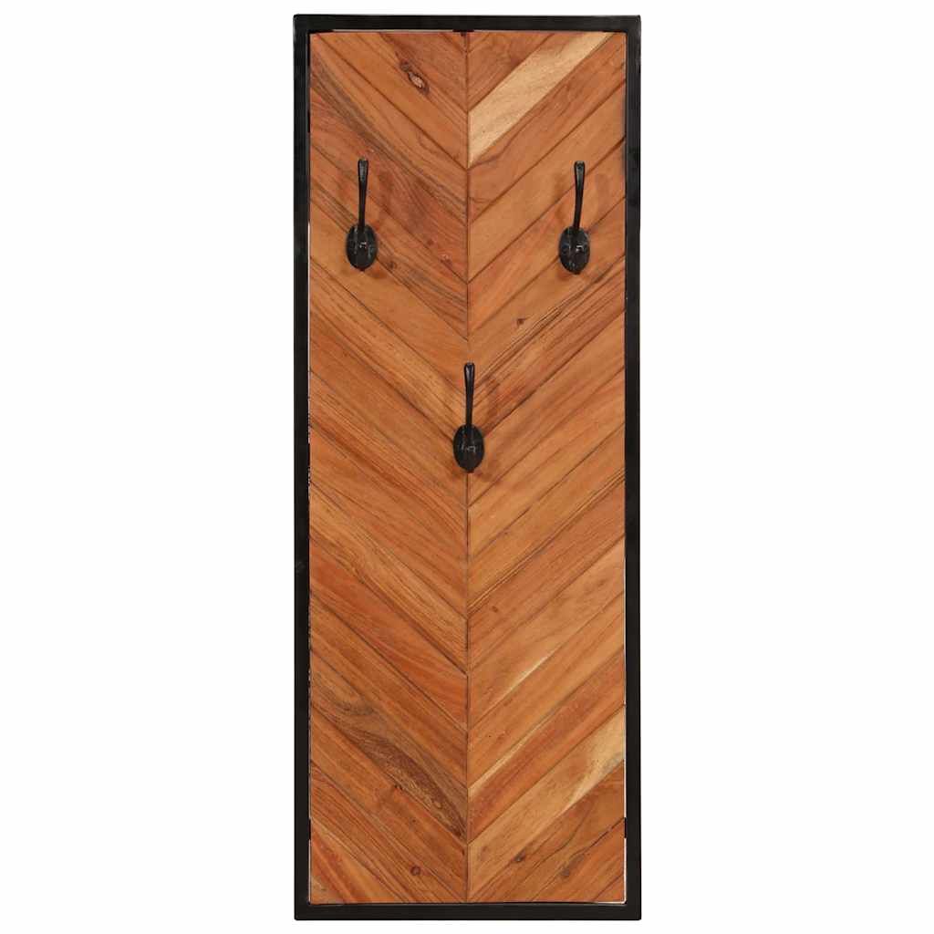 Vidaxx percheros 2 piezas 35x1x90 cm madera maciza de acacia