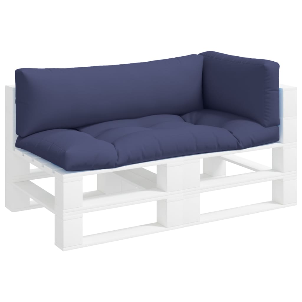 Cuscini da pallet Vidaxl 3 St Oxford Fabric Marineblauw
