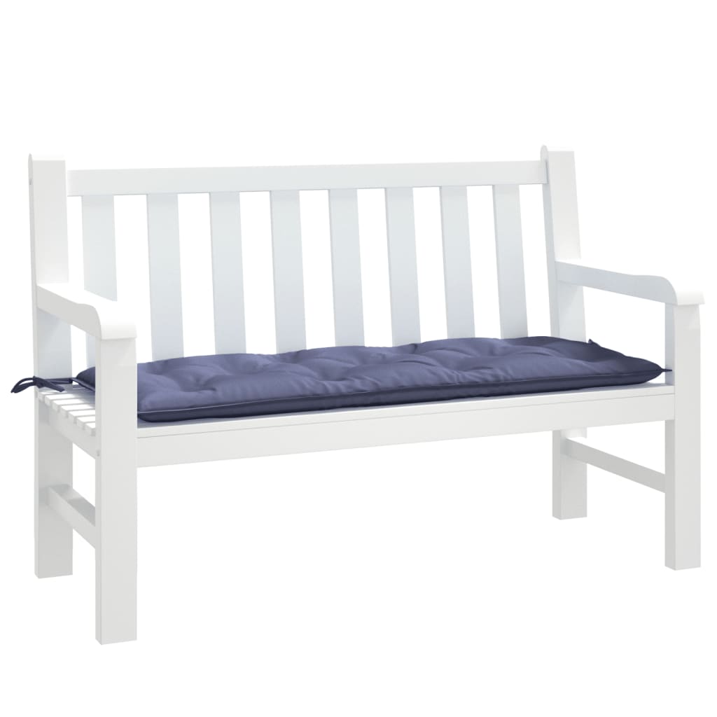 Vidaxl Garden Bench Cushion 120x50x7 CM Oxford Fabric Marine Blue