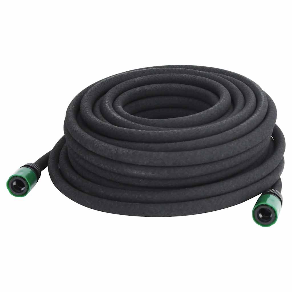 Vidaxl DRIP HOSE 0.6 '' 25 m in gomma nera
